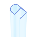 Clear Shower Seal for 4mm-6mm Glass High-Quality PVC U Section