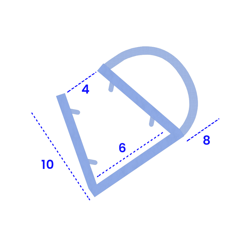 Clear Shower Seal for 4mm-6mm Glass High-Quality PVC U Section