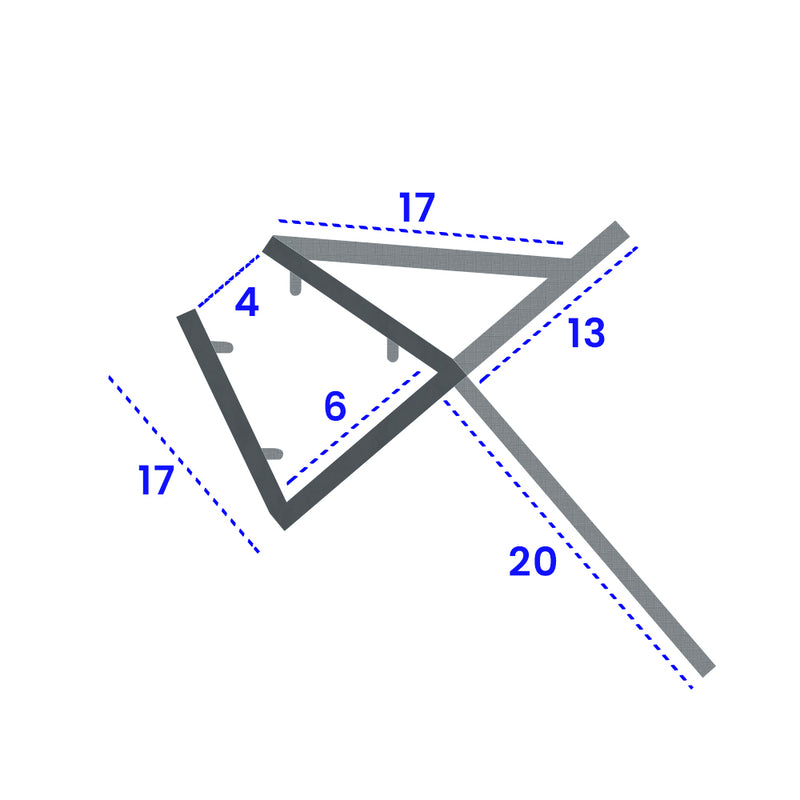 Black Shower Seal for 4mm-6mm Glass Easy Installation