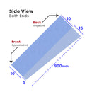 SEAL175 Bath & Shower Door Seal Easy Push-Fit Installation