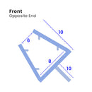Flexible Tapered Shower Seal Ideal for Uneven Gaps