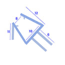 Premium PVC Shower Seal No Adhesive Required for Installation