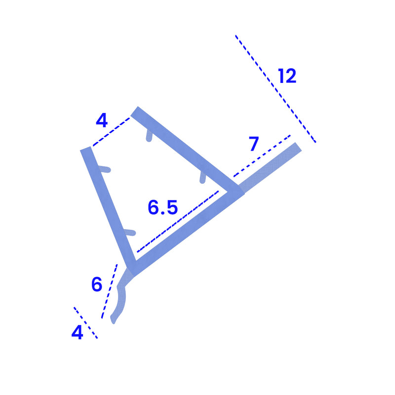 Premium Shower Seal for 4-6mm Glass Simple Installation & Cut to Size