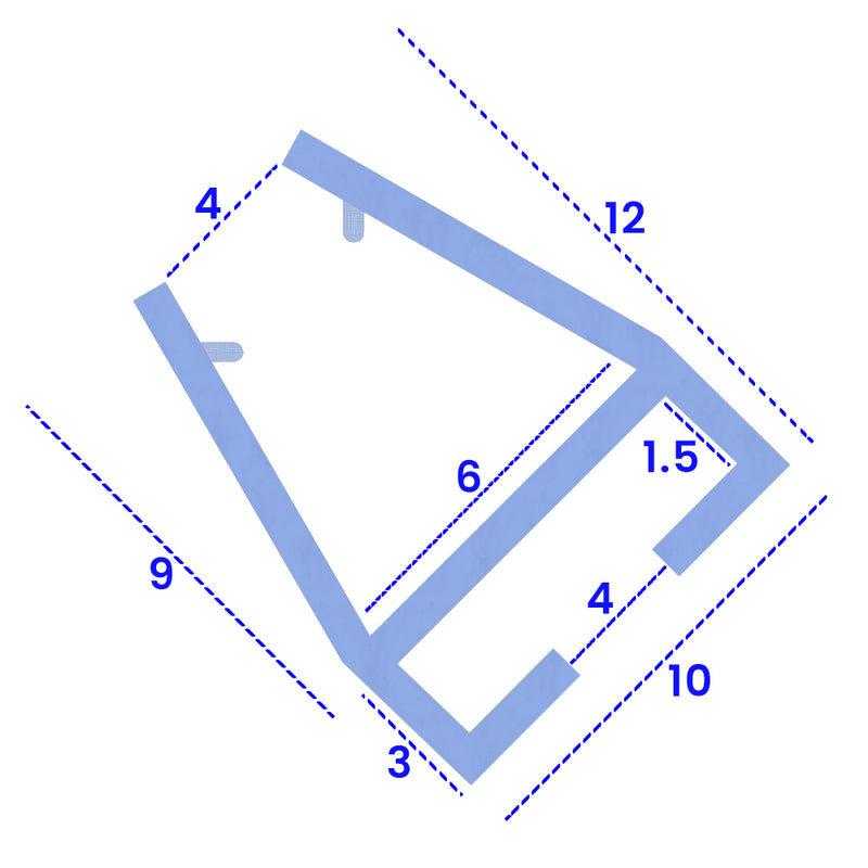 Premium Shower Screen Seal Compatible with T-Channel Seals