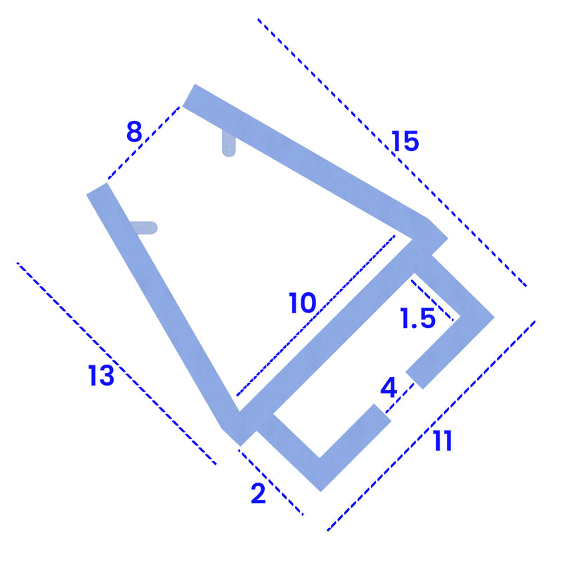 Clear Shower Seal for 8-10mm Glass High-Quality PVC U Section