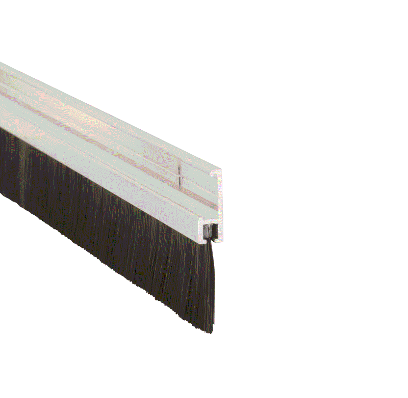 Heavy Duty  Aluminium Brush Seal For Hinged or Sliding Doors