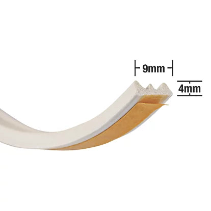 Premium Quality Self-Adhesive EPDM E Profile Draught Strip For Effective Sealing