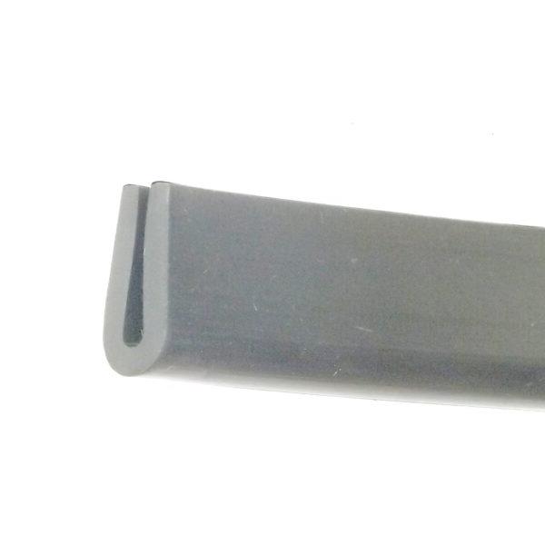 Durable Silver Weatherproof PVC Flexible Rubber U-Shape Edge Trim for  Automotive and Product Finishing Applications