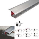 Premium 40mm Aluminium Door Threshold T Bar Trim Adjustable Height Easy Clip System Perfect for Wood Laminate Tile Flooring High-Performance & Durable Must-Have for Professionals!
