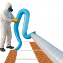 Heavy-Duty Temporary Drain Pipe Kit 254mm Sleeve Cable Ties Fast Install No Tools NeededPolythene Layflat Tubing