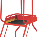 High Impact Red With 3 Podium Steps For Industrial Use - 0.76m