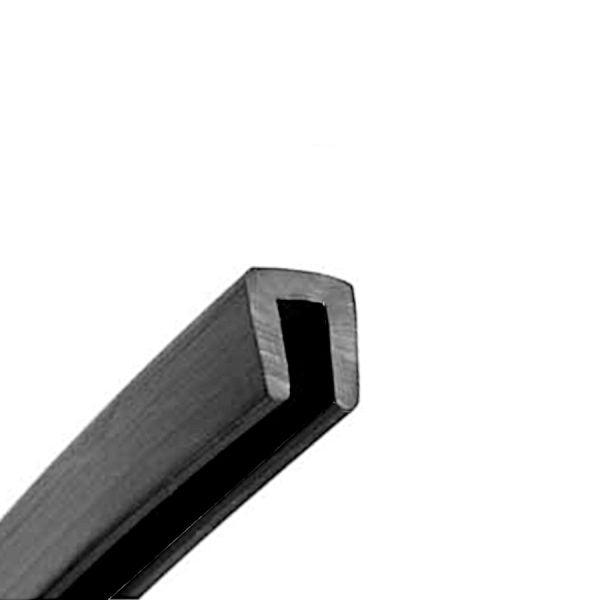 Weatherproof 4mm EPDM Rubber U-Channel Trim for Boats and Industrial Applications