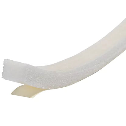 Pack of 6 Extra Thick White Self-Adhesive Weatherstrip For Windows And Doors