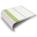 Aluminator 91mm x 35mm Non-Slip Stair Nosing High-Performance Illuminated Edge Protector for Safe Eco-Friendly Step Visibility Must-Have for Home Commercial & Industrial Spaces