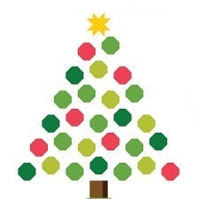 High Durable 300mm Printed Christmas Tree Fridge Magnets