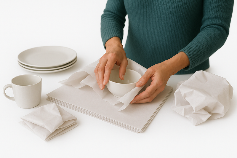 Premium 500-Sheet Acid-Free Wrapping Paper Natural 20x30 Fade &amp; Moisture Protection for Delicates