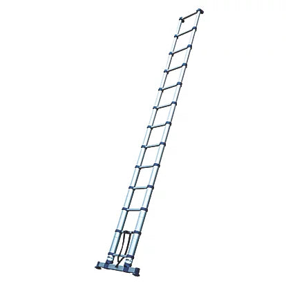 Heavy Duty Aluminium Telescopic Ladder For Professional Use - 3.8m