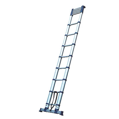 Heavy Duty Aluminium Telescopic Ladder For Professional Use - 3.8m