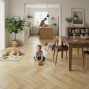 Herringbone 5mm Purecoat Rigid Core Vinyl Flooring