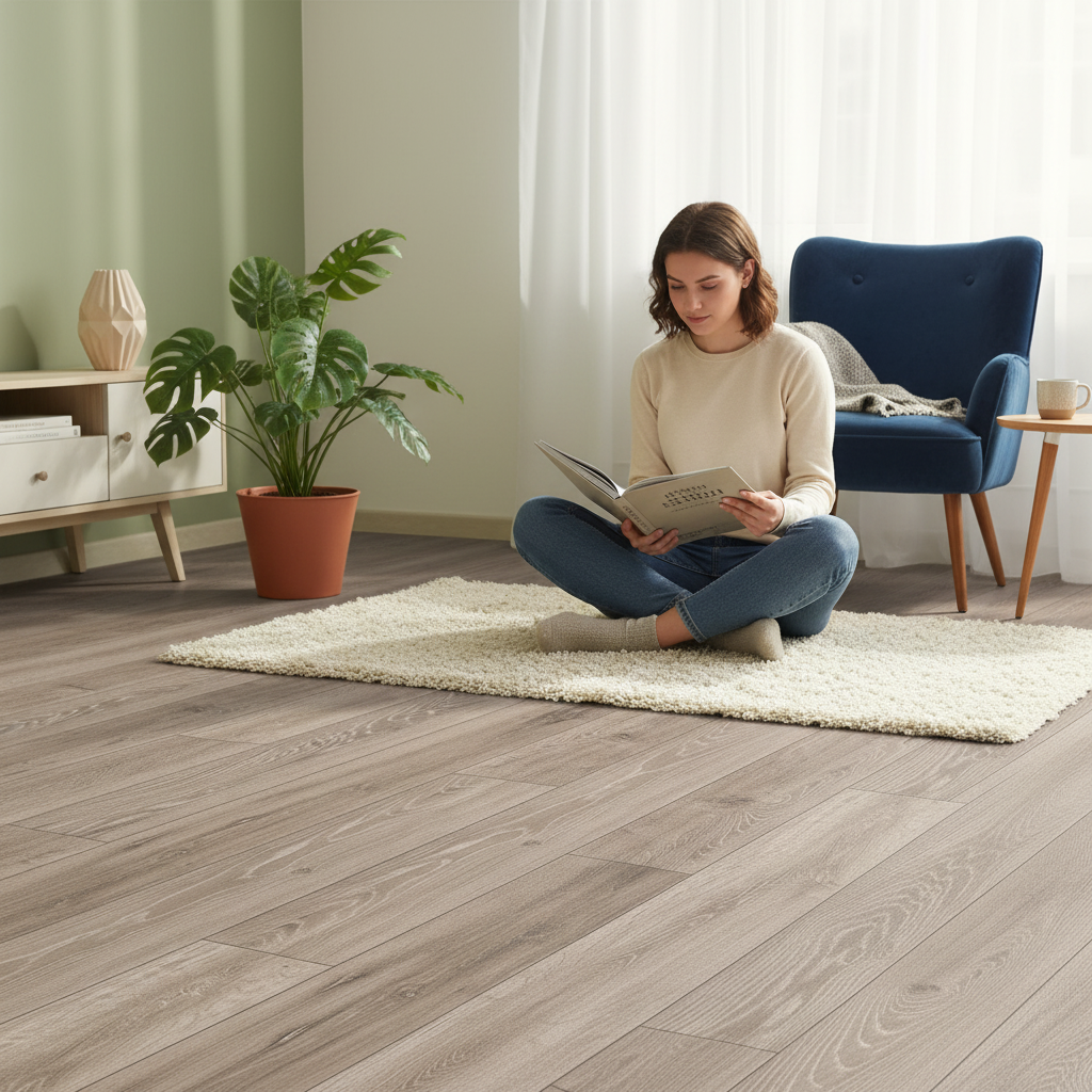 8mm Laminate Flooring - Water-Resistant, Durable, Ideal
