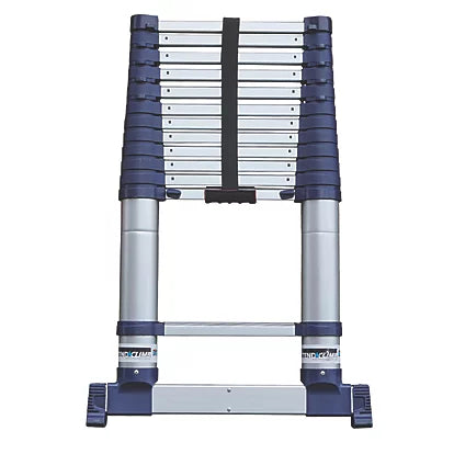 Heavy Duty Aluminium Telescopic Ladder For Professional Use - 3.8m