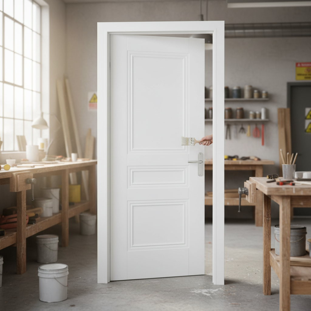 Premium Made-to-Measure Internal White Primed Elegance Henley 3 Panel Door for Custom Interiors