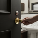 WC Turn and Release Knob - Solid Brass Construction