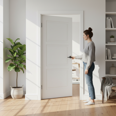 Internal Lifestyle Moulded Smooth Shallow Groove 3 Panel ...