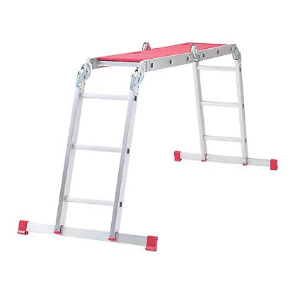 Heavy Duty Aluminium Combination Ladder With Platform - 3.39m