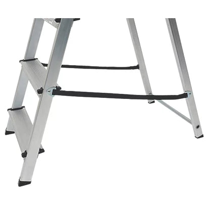 High Impact Lightweight Aluminium 8 Step Platform Ladder - 2.36m