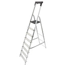 High Impact Lightweight Aluminium 8 Step Platform Ladder - 2.36m