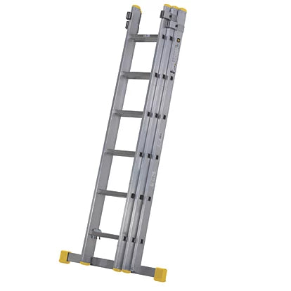 Ultra Durable Triple Extension Ladder For Construction Work - 4.13m