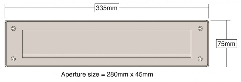 Industrial-Grade PVC Brush Letterplate With Flap Ultimate Protection For Interior Doors