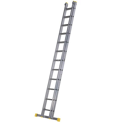 Professional Grade Double Section Extension Ladder For Construction & Industrial Use - 6.09m