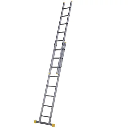 High Impact Aluminium Double Extension Ladder For Professional Use - 4.08m