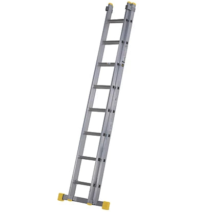 High Impact Aluminium Double Extension Ladder For Professional Use - 4.08m