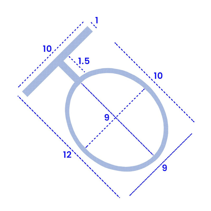 Flexible Shower Door Seal Clear PVC for 10mm Channels 7mm x 12mm Gaps