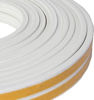 Heavy-Duty White EPDM Rubber P Strip Self-Adhesive For Windows & Doors