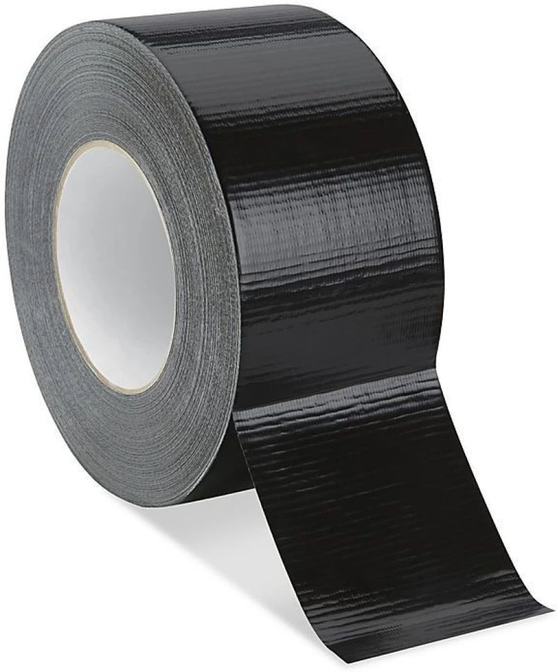 Ultra-Durable Black Water-Resistant Original Cloth Tape - 50 Mesh