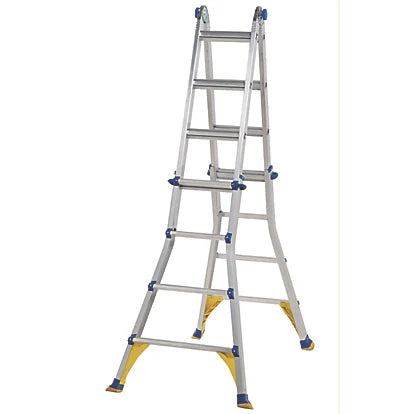 Heavy Duty Aluminium Combination Ladder For Commercial Sites - 4.02m