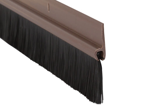 High-Durable PVC Bottom Door Brush Draught Excluder Reliable Protection For Home