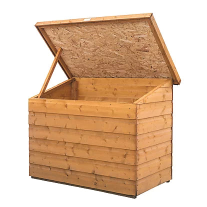 High Impact Shiplap Timber Patio Box Perfect For Storing Garden Tools