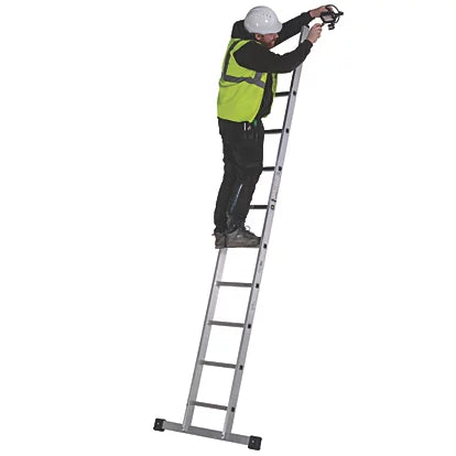 High Quality Aluminum Single Section Extension Ladder For Home Use - 3.05m