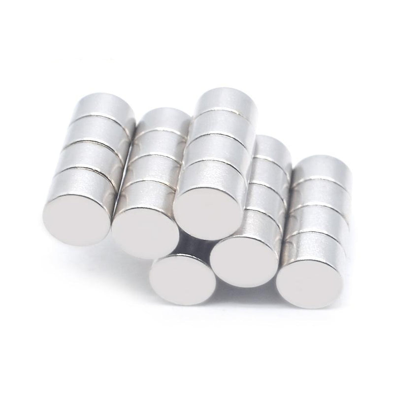 High-Performance 4mm Silver Neodymium Disc N35 Magnets - Pack of 10