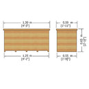 Industrial Grade Timber Patio Box For External And Internal Use