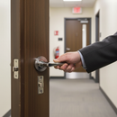 Fire Rated Lever On Round Rose Handle Set