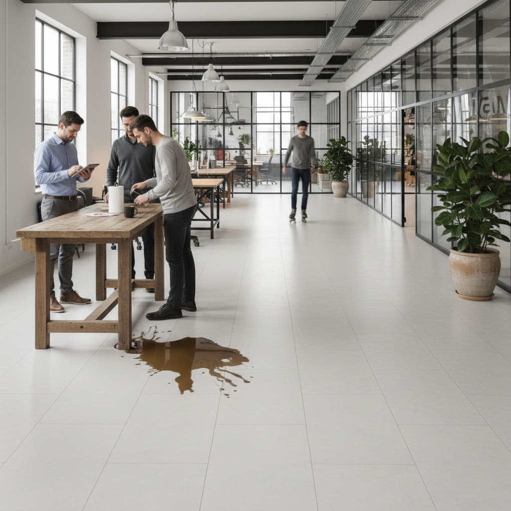 8mm Water-Resistant Tile Laminate Flooring