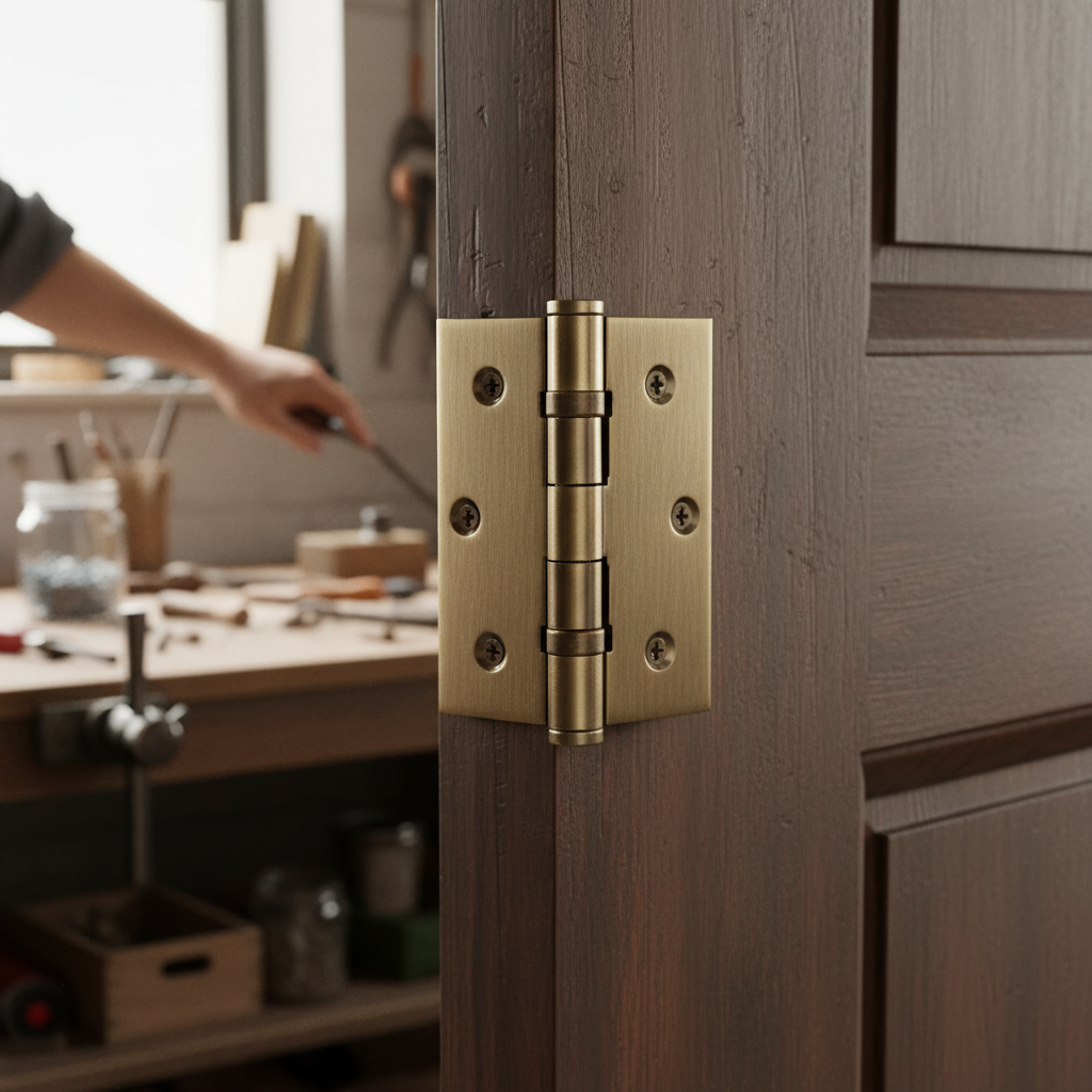 76mm (3'') Ball Bearing Hinge with Antique Brass Finish