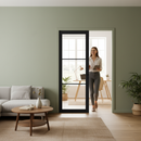 Internal Primed Industrial Lifestyle Door with 3 Clear Gl...