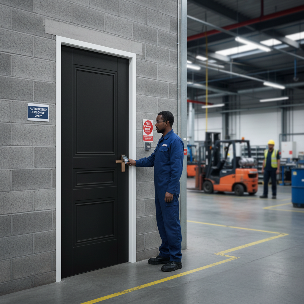 Premium Internal Fully Finished 3 Panel FD30 Fire Door with Engineered Core and Traditional Bolection Mouldings